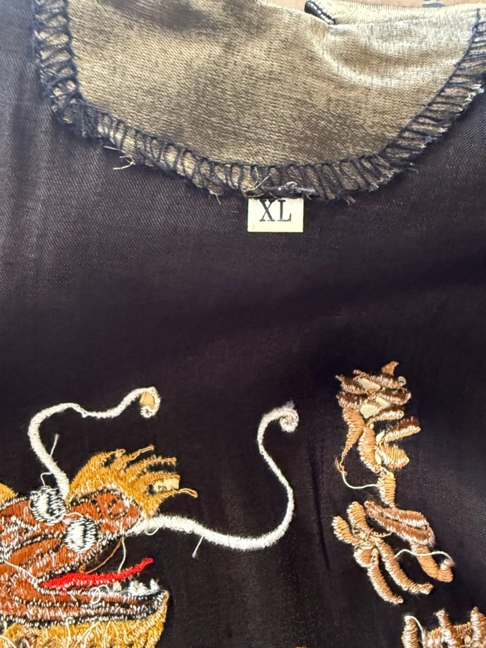 Y2K Asian Dragon Metallic Top - Picture 9 of 11